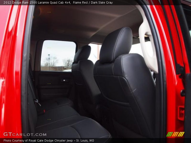 Flame Red / Dark Slate Gray 2012 Dodge Ram 1500 Laramie Quad Cab 4x4