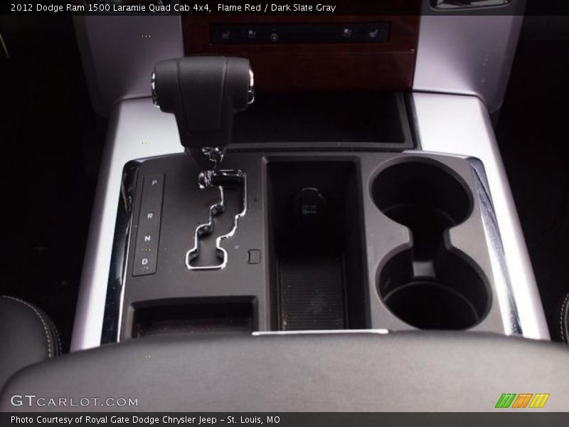Flame Red / Dark Slate Gray 2012 Dodge Ram 1500 Laramie Quad Cab 4x4
