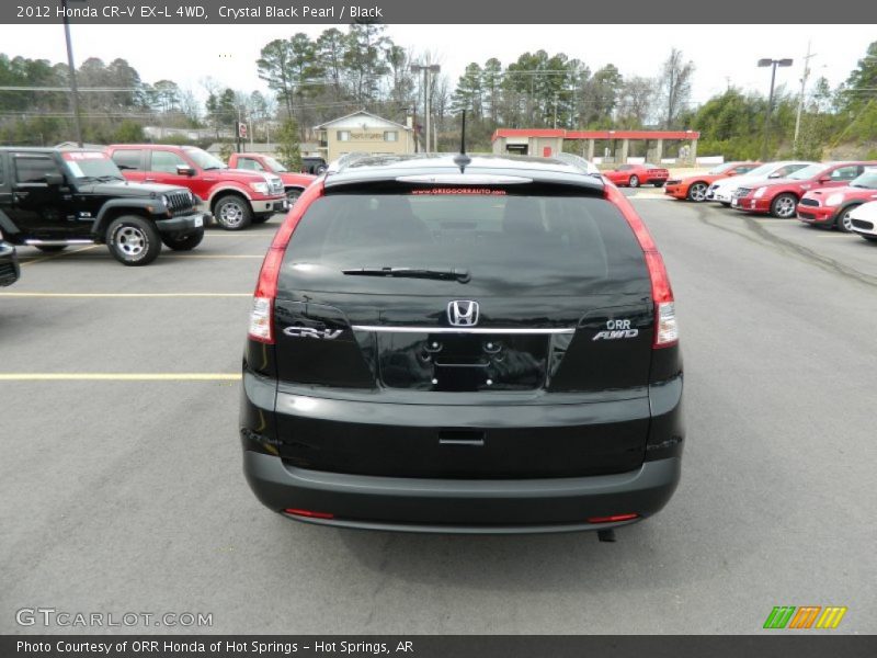 Crystal Black Pearl / Black 2012 Honda CR-V EX-L 4WD