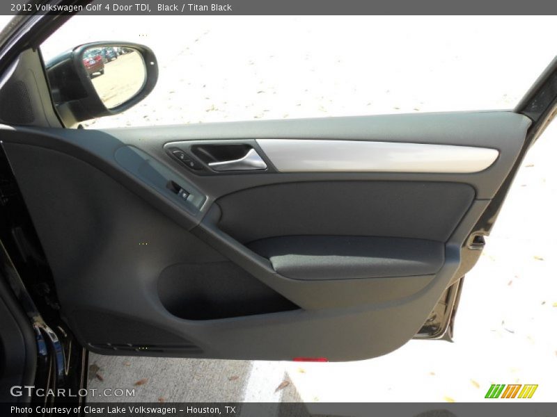 Black / Titan Black 2012 Volkswagen Golf 4 Door TDI