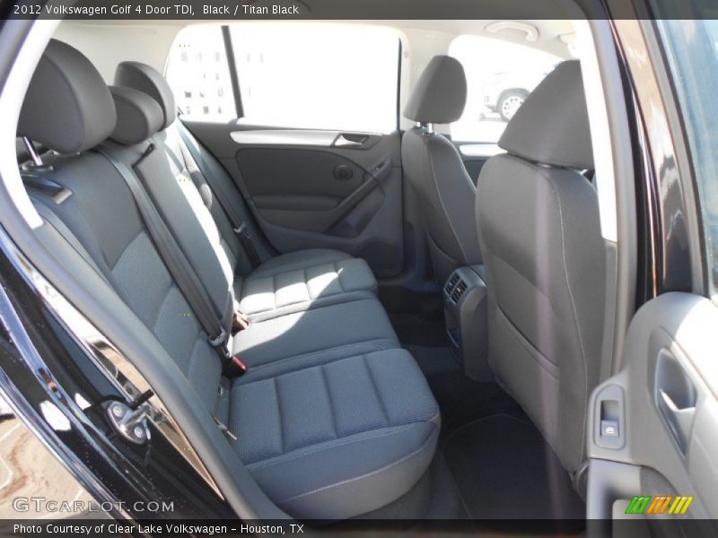 Black / Titan Black 2012 Volkswagen Golf 4 Door TDI