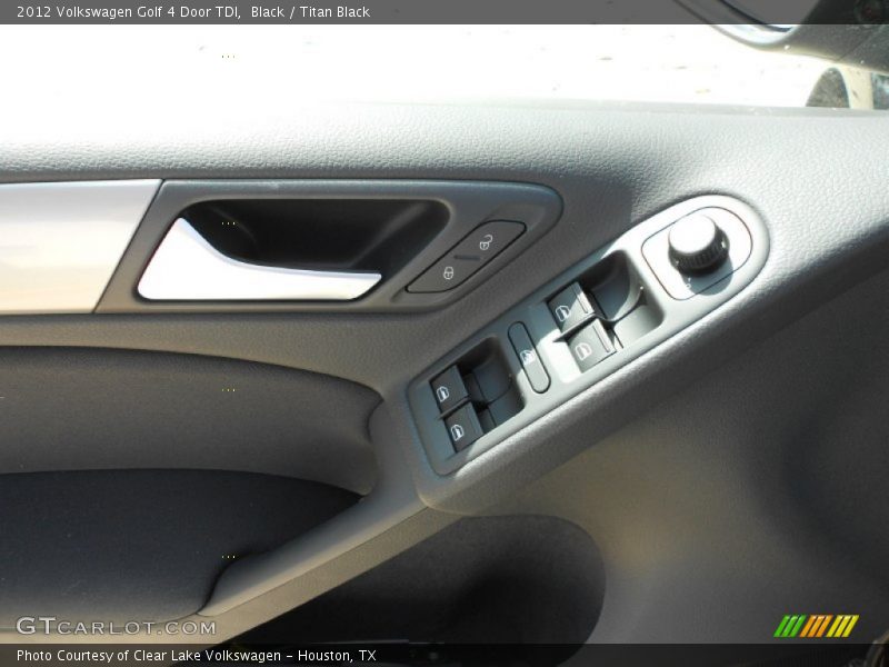 Black / Titan Black 2012 Volkswagen Golf 4 Door TDI