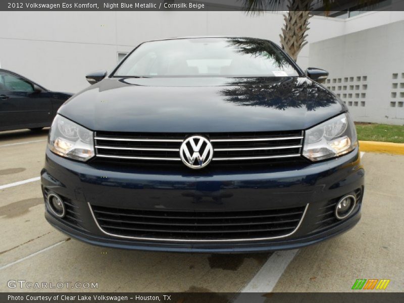 Night Blue Metallic / Cornsilk Beige 2012 Volkswagen Eos Komfort