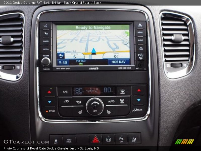 Brilliant Black Crystal Pearl / Black 2011 Dodge Durango R/T 4x4