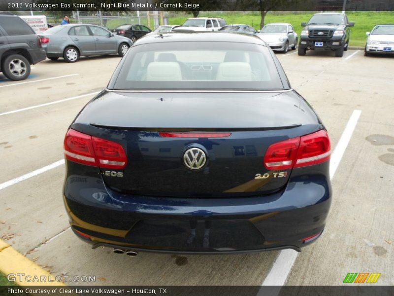 Night Blue Metallic / Cornsilk Beige 2012 Volkswagen Eos Komfort