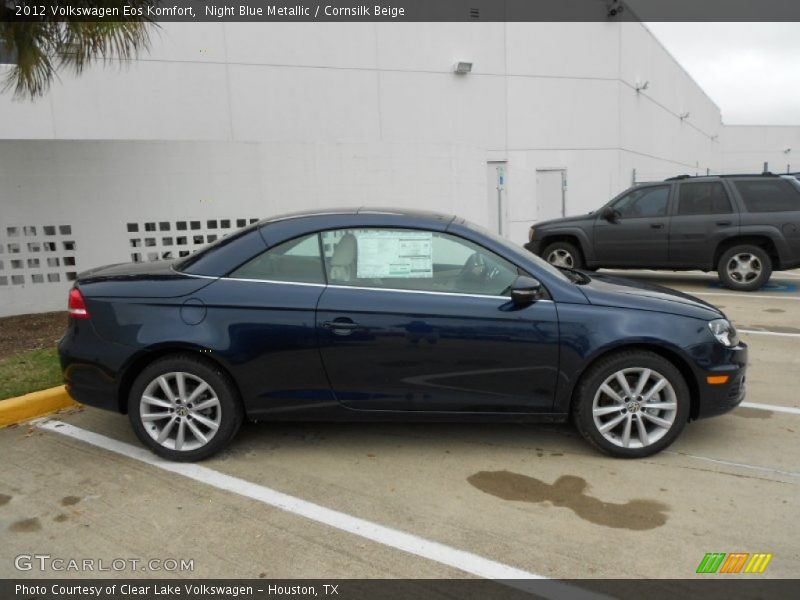 Night Blue Metallic / Cornsilk Beige 2012 Volkswagen Eos Komfort