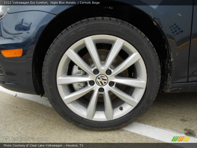 Night Blue Metallic / Cornsilk Beige 2012 Volkswagen Eos Komfort