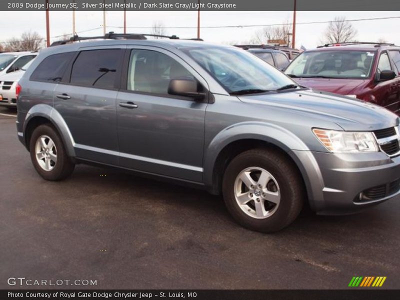 Silver Steel Metallic / Dark Slate Gray/Light Graystone 2009 Dodge Journey SE
