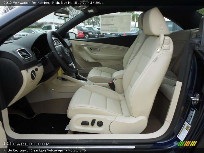 Night Blue Metallic / Cornsilk Beige 2012 Volkswagen Eos Komfort