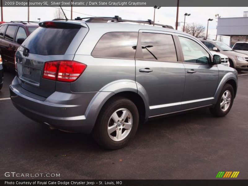Silver Steel Metallic / Dark Slate Gray/Light Graystone 2009 Dodge Journey SE