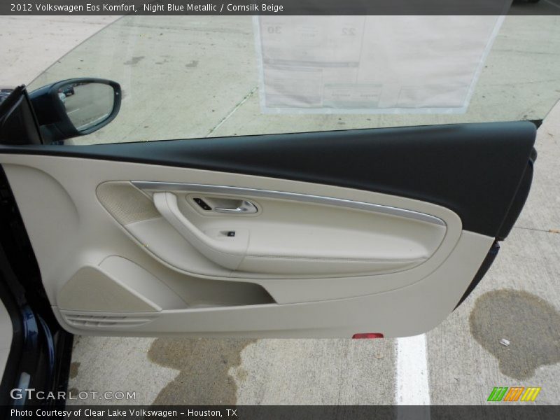 Night Blue Metallic / Cornsilk Beige 2012 Volkswagen Eos Komfort