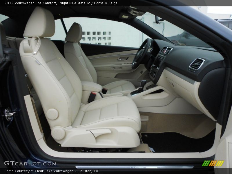 Night Blue Metallic / Cornsilk Beige 2012 Volkswagen Eos Komfort