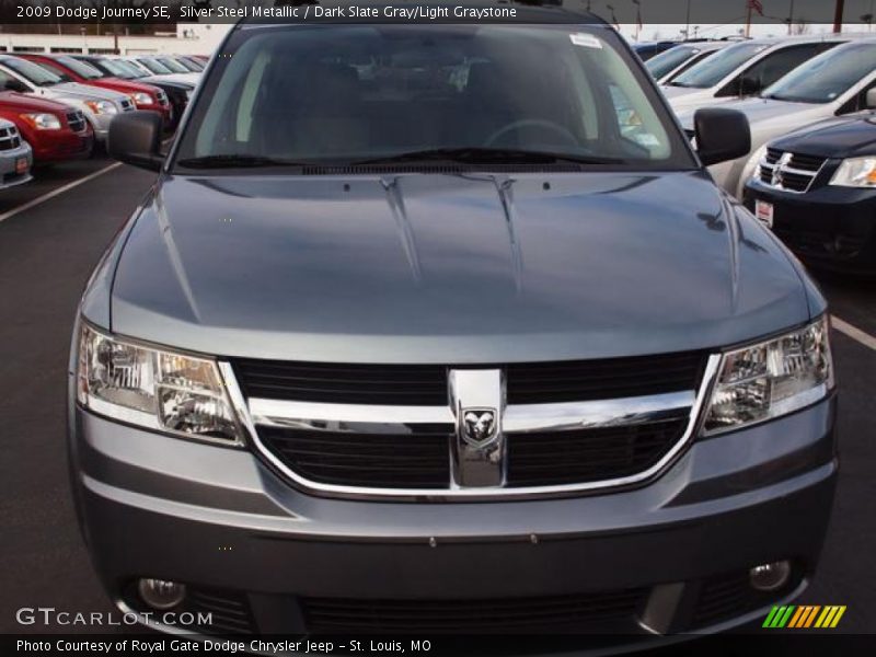 Silver Steel Metallic / Dark Slate Gray/Light Graystone 2009 Dodge Journey SE
