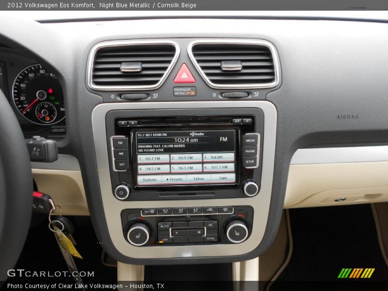Night Blue Metallic / Cornsilk Beige 2012 Volkswagen Eos Komfort