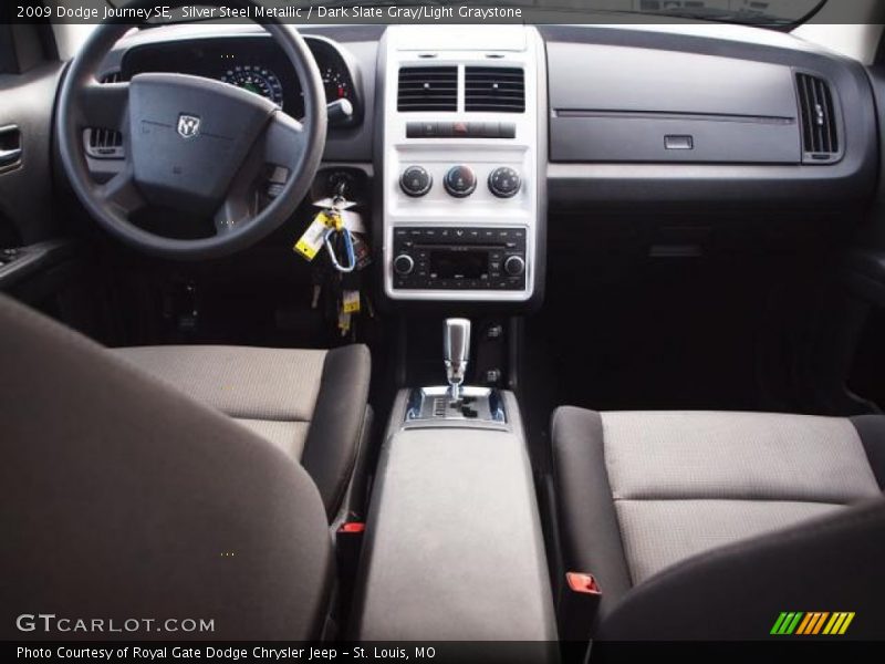 Silver Steel Metallic / Dark Slate Gray/Light Graystone 2009 Dodge Journey SE