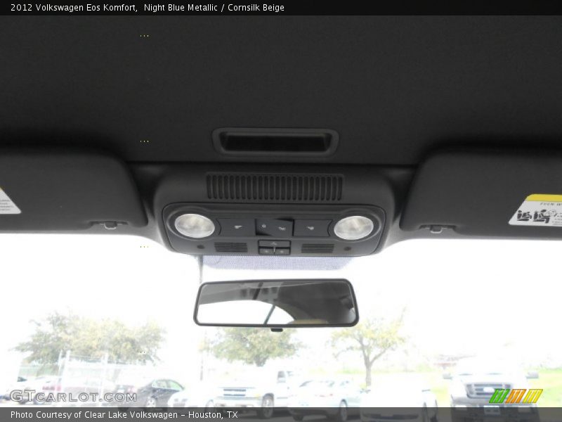 Night Blue Metallic / Cornsilk Beige 2012 Volkswagen Eos Komfort