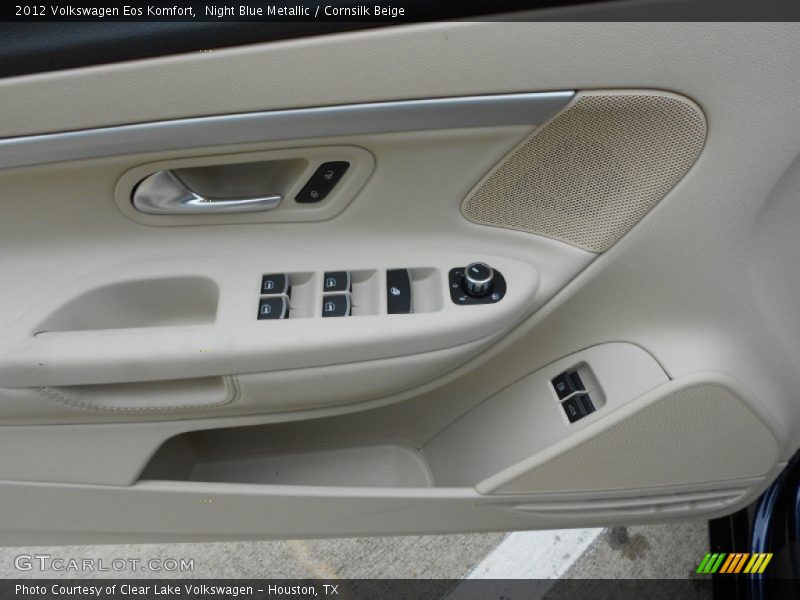 Night Blue Metallic / Cornsilk Beige 2012 Volkswagen Eos Komfort