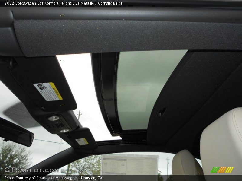 Night Blue Metallic / Cornsilk Beige 2012 Volkswagen Eos Komfort