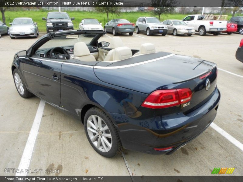 Night Blue Metallic / Cornsilk Beige 2012 Volkswagen Eos Komfort