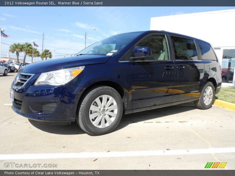 Mariner Blue / Sierra Sand 2012 Volkswagen Routan SEL