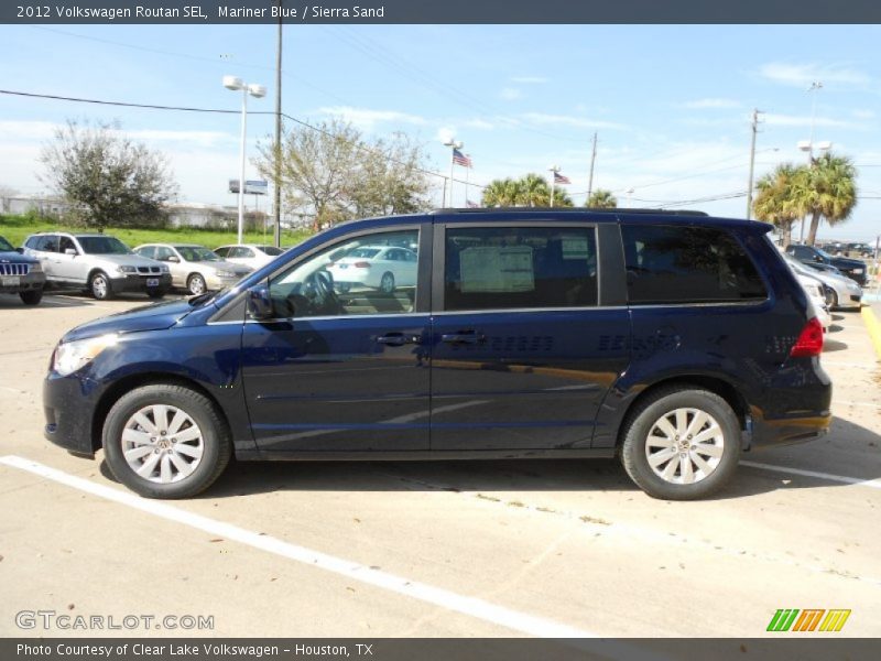 Mariner Blue / Sierra Sand 2012 Volkswagen Routan SEL