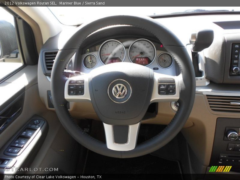 Mariner Blue / Sierra Sand 2012 Volkswagen Routan SEL