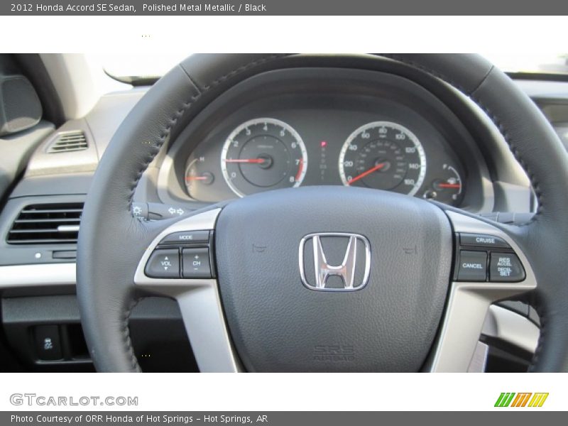 Polished Metal Metallic / Black 2012 Honda Accord SE Sedan