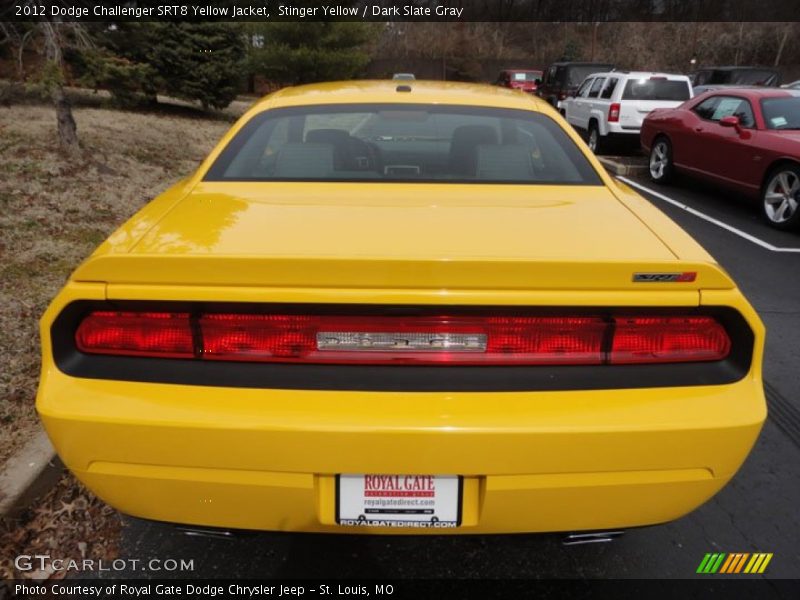 Stinger Yellow / Dark Slate Gray 2012 Dodge Challenger SRT8 Yellow Jacket
