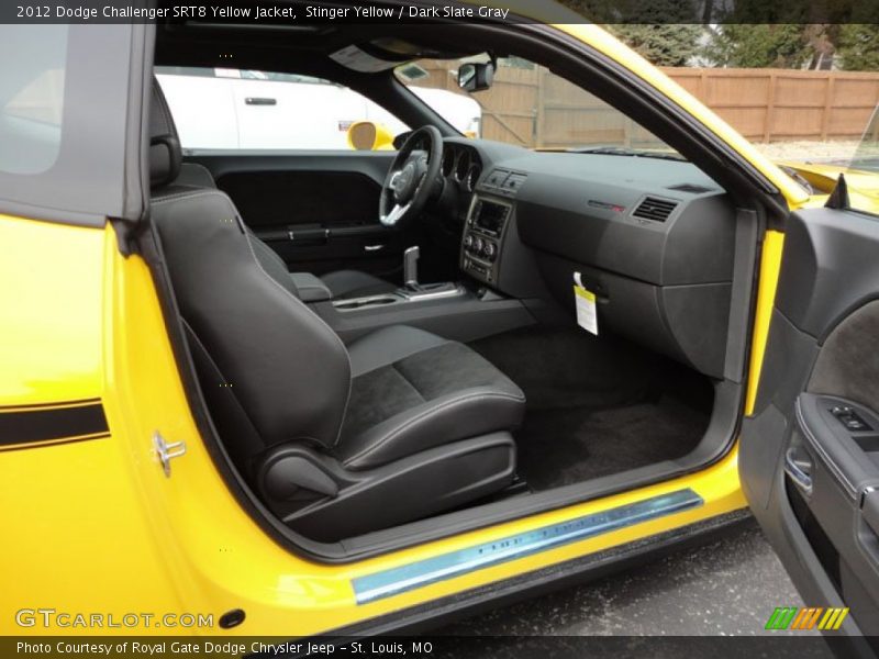 Stinger Yellow / Dark Slate Gray 2012 Dodge Challenger SRT8 Yellow Jacket