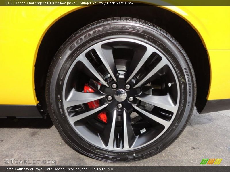  2012 Challenger SRT8 Yellow Jacket Wheel