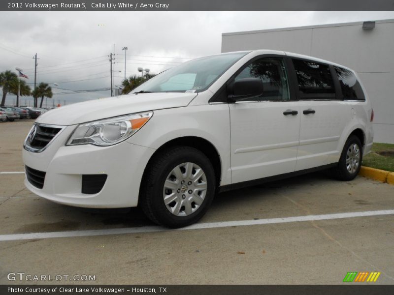 Calla Lily White / Aero Gray 2012 Volkswagen Routan S