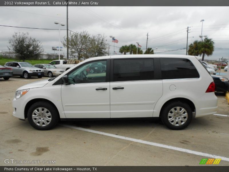  2012 Routan S Calla Lily White