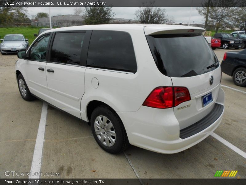 Calla Lily White / Aero Gray 2012 Volkswagen Routan S