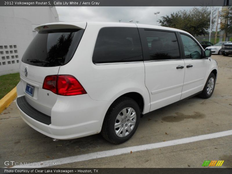 Calla Lily White / Aero Gray 2012 Volkswagen Routan S