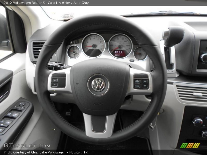 Calla Lily White / Aero Gray 2012 Volkswagen Routan S
