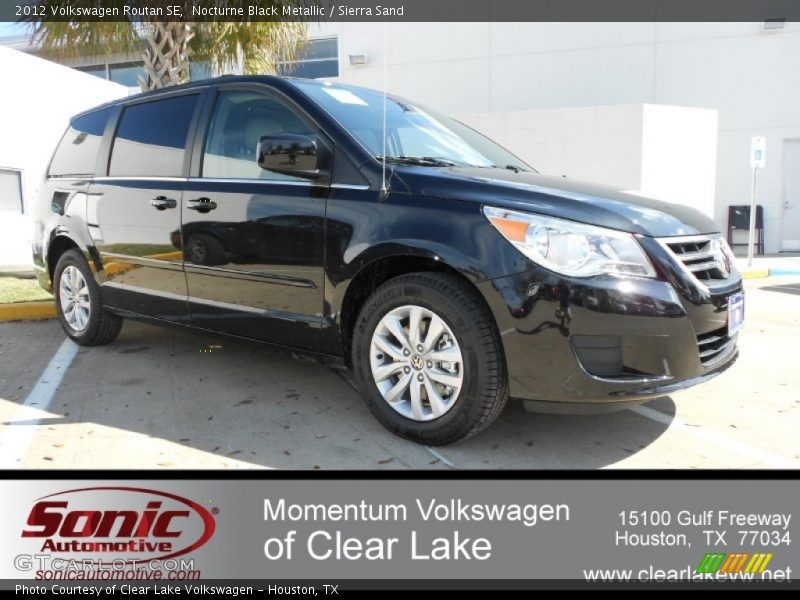 Nocturne Black Metallic / Sierra Sand 2012 Volkswagen Routan SE