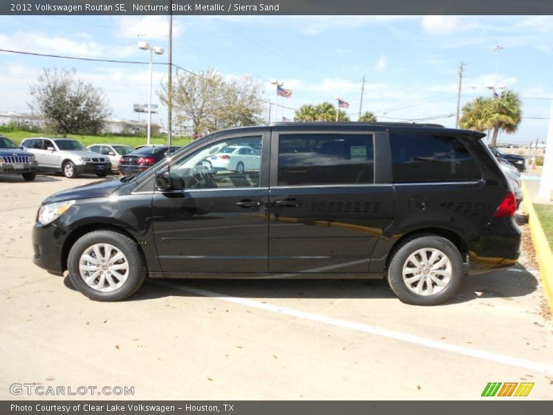 Nocturne Black Metallic / Sierra Sand 2012 Volkswagen Routan SE