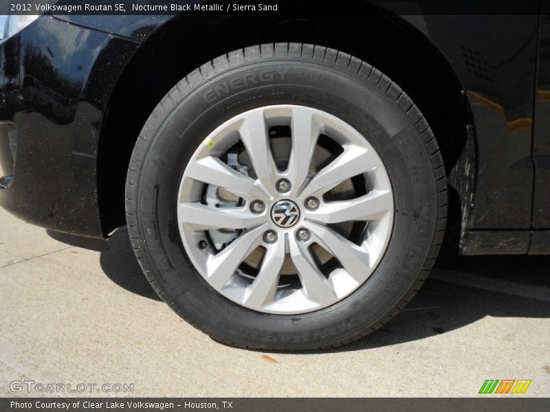 Nocturne Black Metallic / Sierra Sand 2012 Volkswagen Routan SE