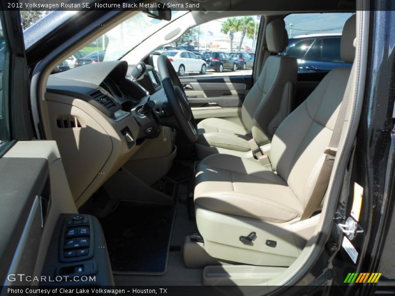 Nocturne Black Metallic / Sierra Sand 2012 Volkswagen Routan SE