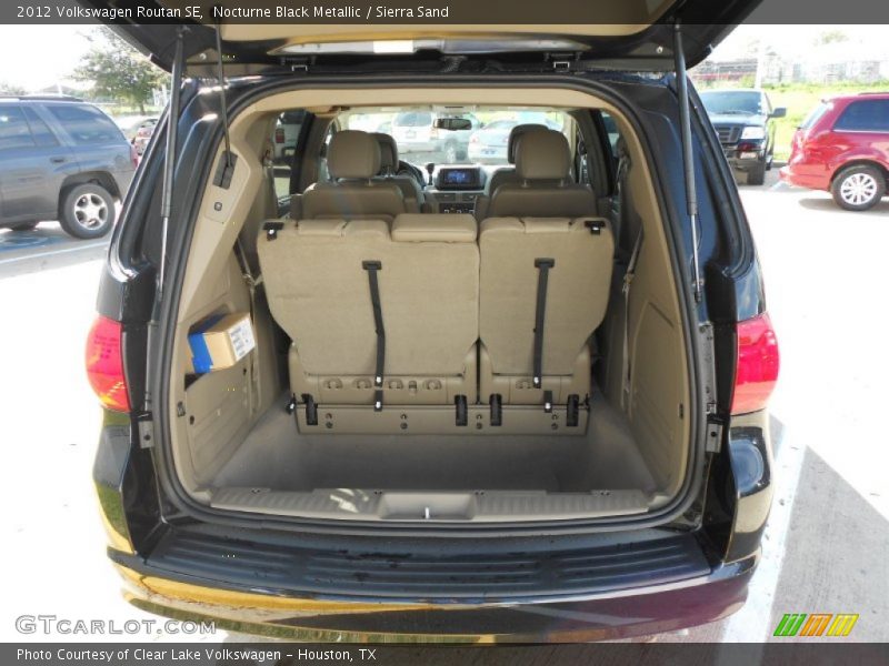 Nocturne Black Metallic / Sierra Sand 2012 Volkswagen Routan SE