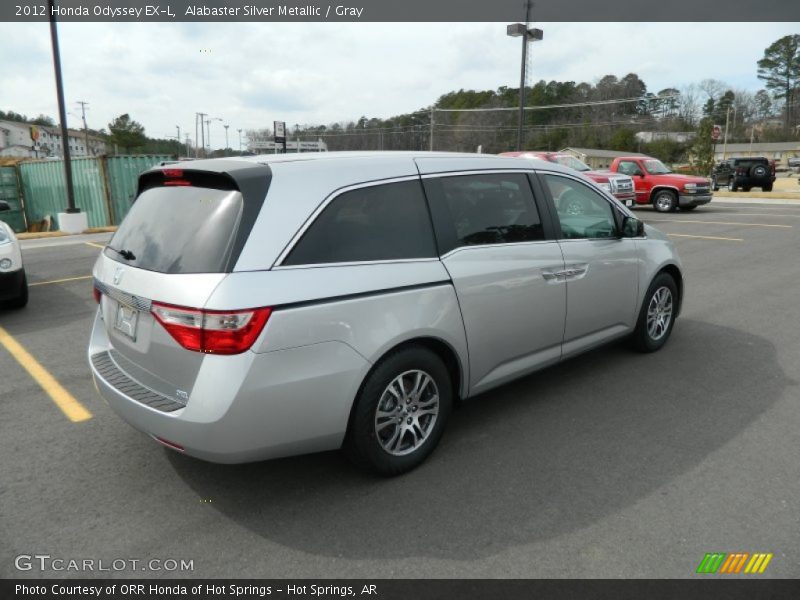 Alabaster Silver Metallic / Gray 2012 Honda Odyssey EX-L