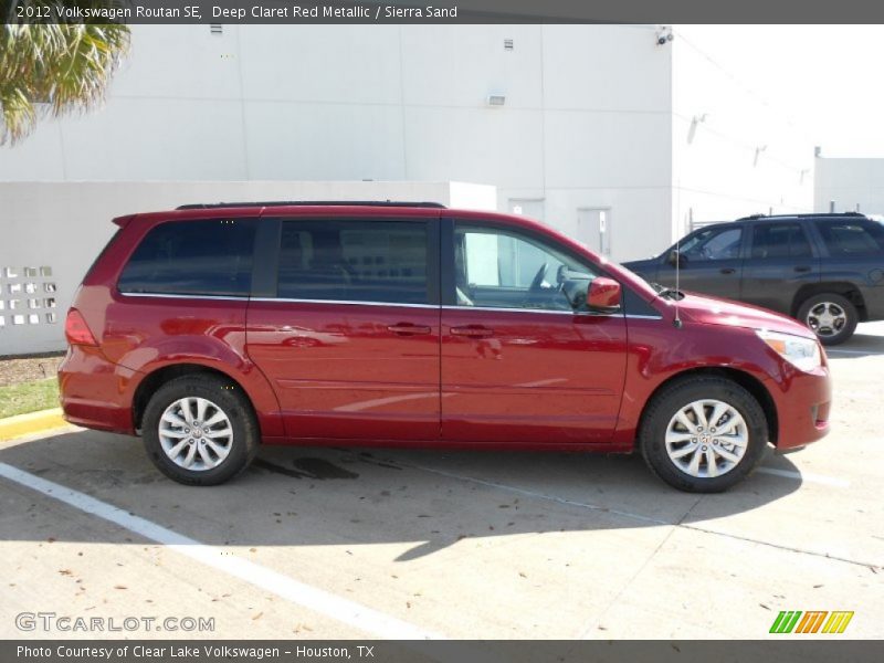 Deep Claret Red Metallic / Sierra Sand 2012 Volkswagen Routan SE