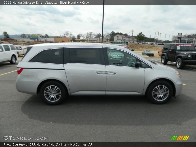 Alabaster Silver Metallic / Gray 2012 Honda Odyssey EX-L