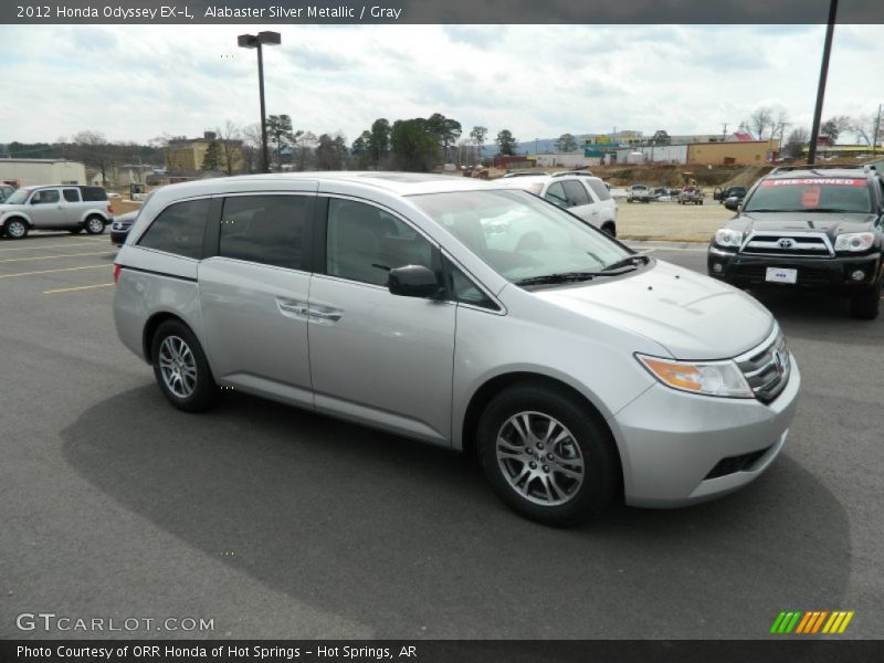 Alabaster Silver Metallic / Gray 2012 Honda Odyssey EX-L