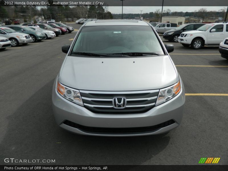 Alabaster Silver Metallic / Gray 2012 Honda Odyssey EX-L