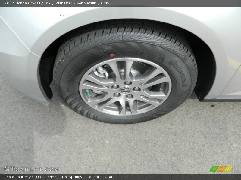 Alabaster Silver Metallic / Gray 2012 Honda Odyssey EX-L
