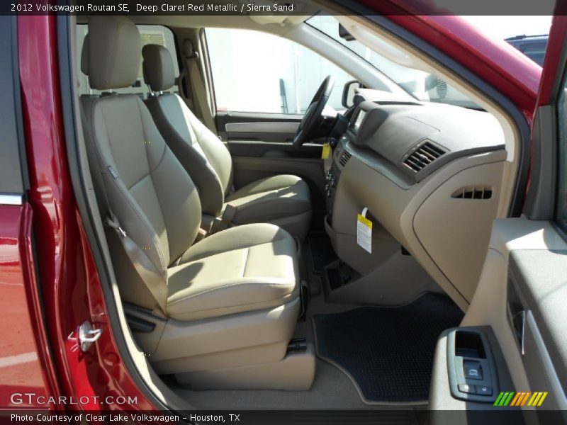 Deep Claret Red Metallic / Sierra Sand 2012 Volkswagen Routan SE