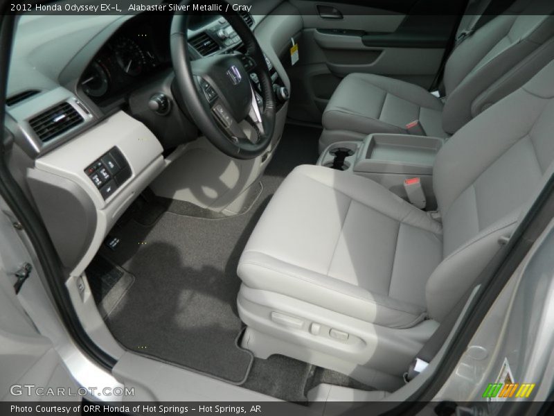 Alabaster Silver Metallic / Gray 2012 Honda Odyssey EX-L
