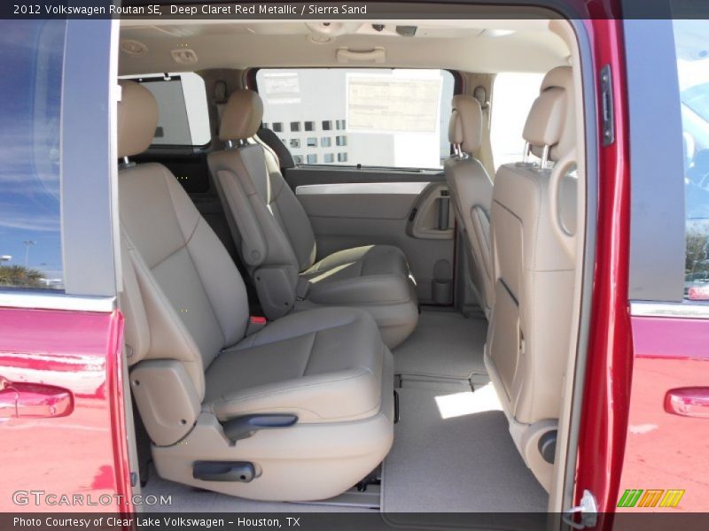 Deep Claret Red Metallic / Sierra Sand 2012 Volkswagen Routan SE