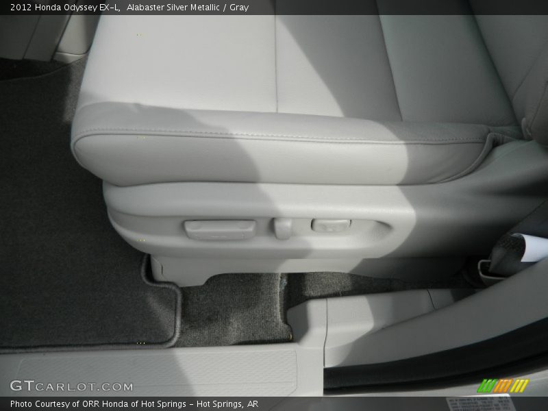 Alabaster Silver Metallic / Gray 2012 Honda Odyssey EX-L